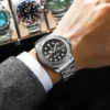 POEDAGAR Luxury Men Watch Business Quartz Man Clock Sports Waterproof Luminous Date Stainless Steel Men's Watches Male Reloj+box - Image 6
