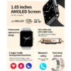 2024 New For Xiaomi Women Smart Watch Ultra-thin AMOLED Bluetooth Call Display Always Show Time Heart Rate Women Smart Watch - Image 2