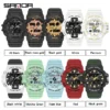SANDA White Sports Men's Watches Top Brand Luxury Military Quartz Watch Men Waterproof Wristwatches relogio masculino - Image 5