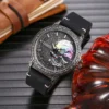 UTHAI BK149 Antique Bronze Colorful Skull Head Retro Men's Watch Casual Fashion Cool Calendar Waterproof Quartz Watch - Image 2