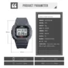 SKMEI 1471 5Bar Waterproof Alarm Clock Cowboy Military Fashion Watches relogio masculino Outdoor Sport Watch Men Digital Watch - Image 6