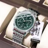 POEDAGAR Top Luxury Men Watches Luminous Date Waterproof Chronograph Quartz Man Watch Stainless Steel Sport Military Men's Watch - Image 2