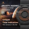 EUTOUR Original Magnetic Wooden Dial Fashion Casual Quartz Watch Simple Men's Watch Stainless Steel Leather Strap - Image 2