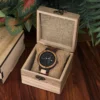 BOBO BIRD Couple Wooden Watch Luxury Brand Wood Timepieces Week Date Display Quartz Watches for Men Women Customized Family Gift - Image 6