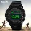 Military Men Watch Men's Digital Watches Sports Electronic Wristwatch 50MM Large Dial Clock Waterproof Sport Watch for Boy Child - Image 2
