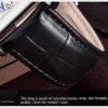 Luxury Top Brand Square Mens Wristwatches Unique Design Rose Gold Calendar Stop Watch Genuine Leather Quartz Business Male Clock - Image 5