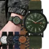 Luminous Men Sport Military Watch Shock Resistant Wristwatches Simple Nylon Band Male Army Wrist Watch Quartz Relogio Masculino