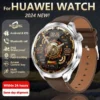 For HUAWEI Outdoor Sports Smart Watch Men 1.85" AMOLED Screen NFC GPS Compass Heart rate Waterproof Bluetooth Call SmartWatch