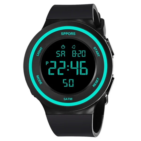 Luminous Watches Mens Electronic Watch Waterproof Swim Outdoor Sport Wristwatch Silicone Fashion Hours Relojes - Image 5
