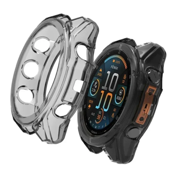 Soft Silicone Transparent Protective Case For Garmin Fenix 8 47mm 51mm Clear TPU Cover For Fenix8 Watch Shell Accessories - Image 6