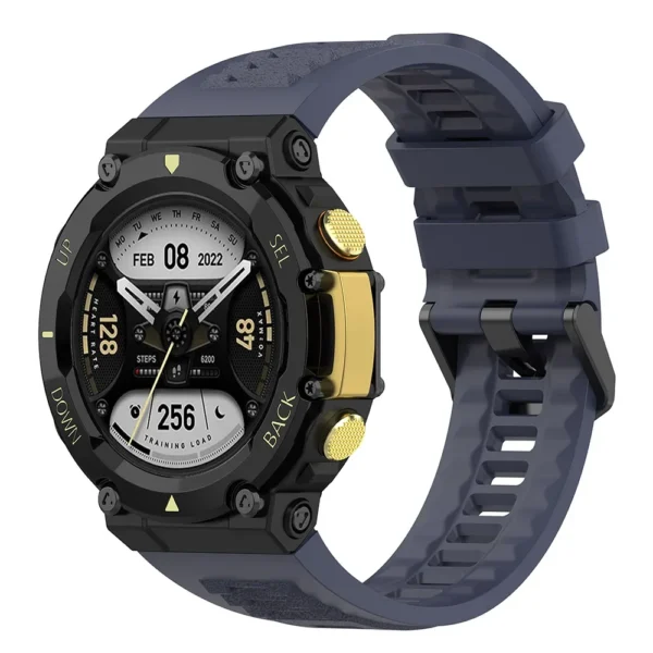 Silicone Watchband Strap For Huami Amazfit T-Rex 2 T-Rex2 Smart Watch Band - Image 5