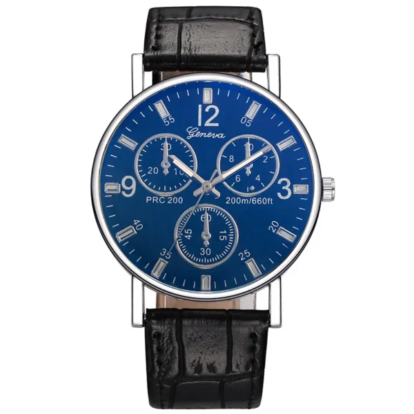 Ultra Thin Watch Men Sports Watches GENEVA Leather Band Analog Quartz Wristwatches Men Cheap Price Dropshipping Reloj Hombre - Image 4