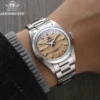 ADDIESDIVE Men's Watch Sand Dial 36mm Quartz Watch 100m Waterproof 316L Stainless Steel AR Coated Dome Glass WristWatch for Men - Image 2