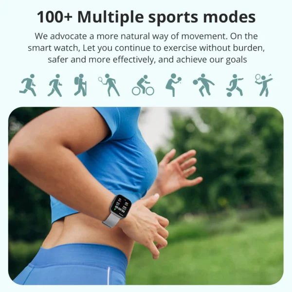COLMI P68 Smartwatch 2.04'' AMOLED Screen 100 Sports Modes 7 Day Battery Life Support Always On Display Smart Watch Men Women - Image 5