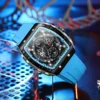 CURREN Top Brand Men's Watches Luxury Square Quartz Wristwatch Waterproof Luminous Chronograph Watch for Men Date Clock - Image 4