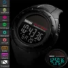 Skmei Solar Power Men's Sport's Watches Fashion PU Strap 50M Waterproof Alarm Clock Led Chronograph Digital Time