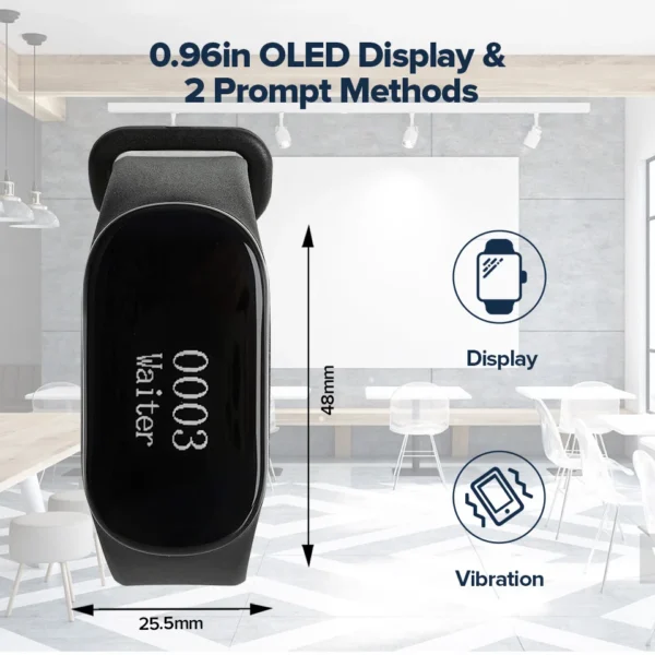 Retekess hookah restaurant waiter call system TD112 waterproof watch pager TD032 waiter call buttons for bar cafe clinic hotel - Image 5