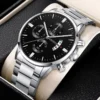 New Business Casual Watch Часы Мужские Luxury Fashion Watches Men Stainless Steel Quartz Wrist Watch for Man Relojes Para Hombre - Image 5
