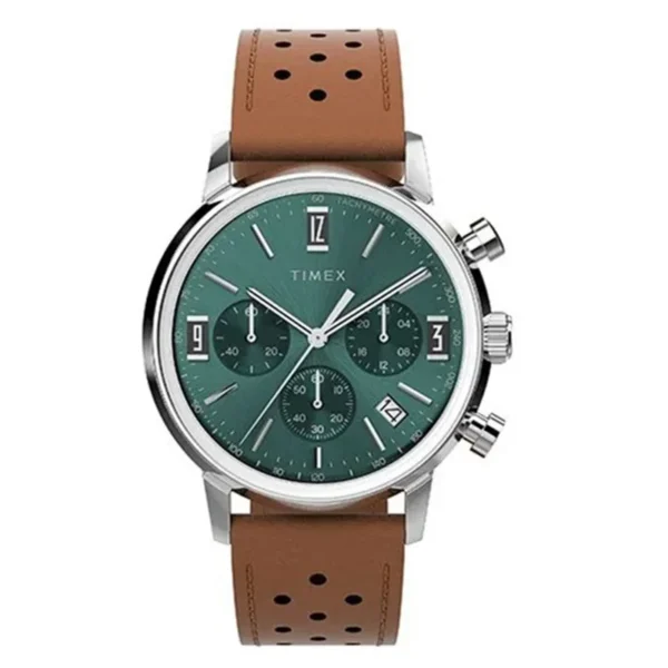 New Timex Men Watches Luxury Trend Quartz Calendar Waterproof Multi Function Fancy Round Watch Stainless Three Eyed Watch - Image 3
