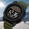 SKMEI Solar Energy Digital Sports Electronic Watches For Men Fashion Casual 5Bar Waterproof Chrono Wristwatch Clock Reloj Hombre - Image 2