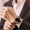 WOKAI high quality fashion men's Business Belt Quartz Watch Boy Ray personality simple student waterproof clock retro classic - Image 5