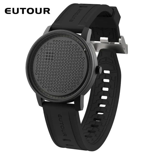EUTOUR Fashion Men's Watch Magnetic Bead Concept Matrix Watch Waterproof Pixel Art Design Quality Quartz Watches for Men - Image 3