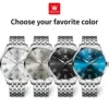 OLEVS Brand Original Simplicity Men's Watches Waterproof Stainless Steel Quartz Watch Luminous Date Roman Scale Male Wristwatch - Image 6