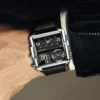 LIGE Fashion Black Steel Watch Men Digital Dual Display Watch Sports Chronograph Waterproof Quartz Wristwatch Men Military Watch - Image 4