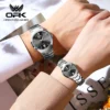 OPK 8105 Luxury Couple Watch Waterproof Luminous Calendar Stainless Steel Wristwatch Original Quartz Watches For Women And Men - Image 5