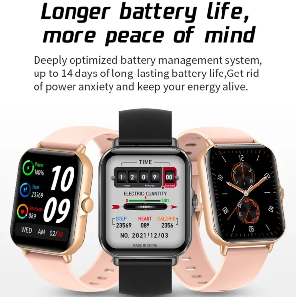 2023 Smart Watch Bluetooth Call Play Music Smartwatch Fitness Clock Digital Sports Waterproof Watches for Men Women IOS Android - Image 4