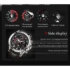 Olevs 2873 men's watch big dial 46mm deep waterproof sport watches men Quartz fashion chronograph wristwatch leater strap - Image 4