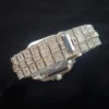 Luxury Diamond Watch for Men Hip Hop Style Bling Bling Iced Out Wristwatch Fashion Square Stainless Steel Waterproof Clock 2024 - Image 5