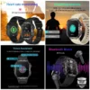 New Rugged Military Black Smart Watch Men For Xiaomi Android Ios 3ATM Waterproof Sport Fitness Ai Voice Smartwatch Outdoor 2024 - Image 4