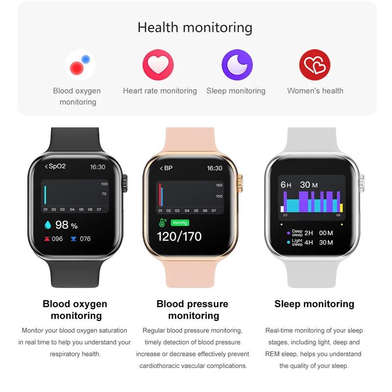 New For Apple Watch 10 GPS NFC Smart Watch Men Women Wireless Charging BT Call Waterproof HD AMOLED Smartwatch For Android IOS - Image 6