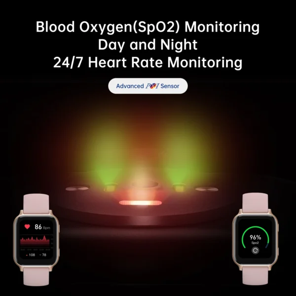 UMIDIGI Uwatch 5S Bluetooth Smart Watch 1.7" 5ATM Waterproof SmartWatch Fitness Heart Rate Blood Oxygen Monitor for Android iOS - Image 5