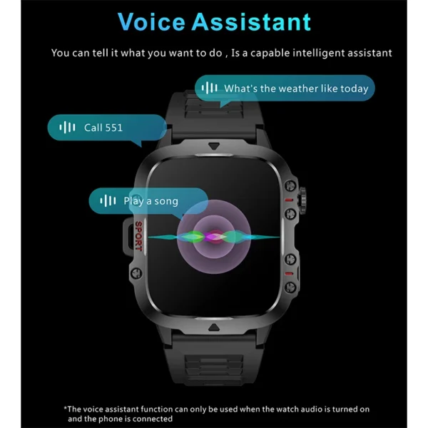 For Xiaomi Rugged Military GPS Smart Watch Men AMOLED HD Screen Heart Rate Bluetooth Call Waterproof Outdoor SmartWatch 2024 New - Image 6