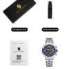 SAPPHEROFashion Men's Watch 50M Waterproof Clock Date Chronograph Mechanical Style Quartz Watch For Men 2024 New Gift Wristwatch - Image 6