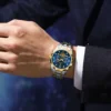 POEDAGAR Luxury Man Wristwatch Waterproof Luminous Chronograph Watch for Men Stainless Steel Men's Quartz Watches reloj hombre - Image 6