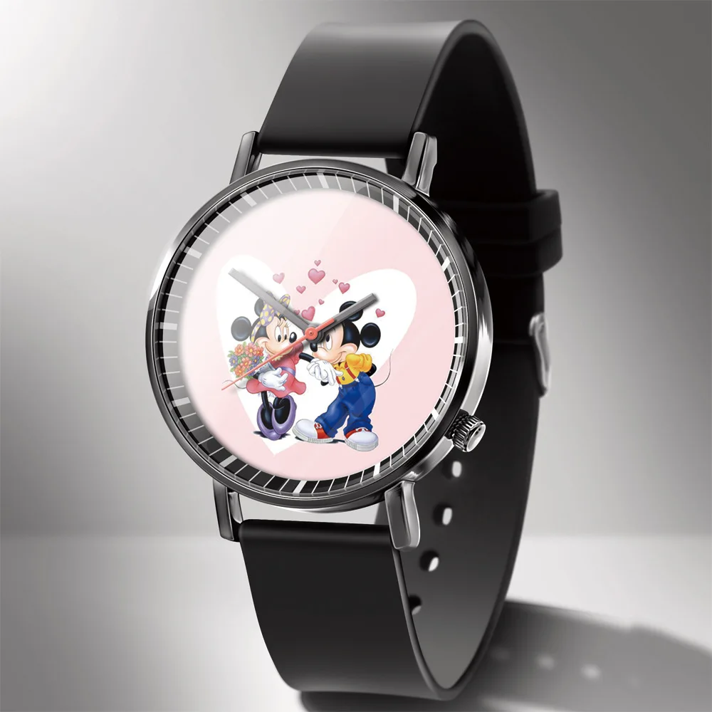 Disney Mickey Minnie Mouse Girl Boy Children's Kids Watch Women Cute Male Female Couple Wrist Watches Birthday Gifts - Image 5