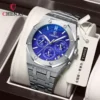 2023 Top Luxury Brand for Men's Quartz Watches Men Stainless Steel Waterproof Calendar Wristwatch Male Clock Relogio Masculino - Image 3