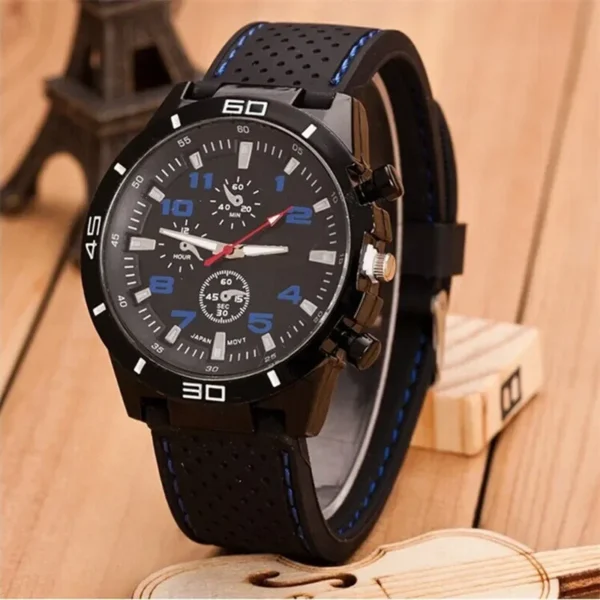 Fashion Date Quartz Men Watches Top Brand Luxury Male Clock Chronograph Sport Mens Wrist Watch Hodinky Relogio Masculino - Image 2