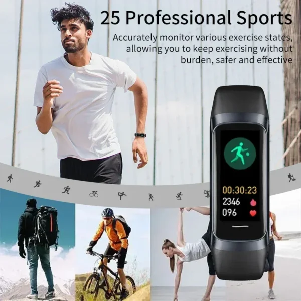 Xiaomi Amoled Smart Watch Men 2024 Smart Band Women Heart Rate Blood Smartwartch Waterproof Smart Bracelet Sport Fitness Tracker - Image 3