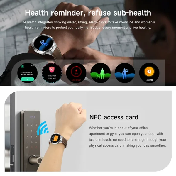 New For HUAWEI Watch GT 5 Pro Sports Smart Watches Mens GPS Track Compass Altimeter Waterproof Bluetooth Call NFC Smart Bracelet - Image 6