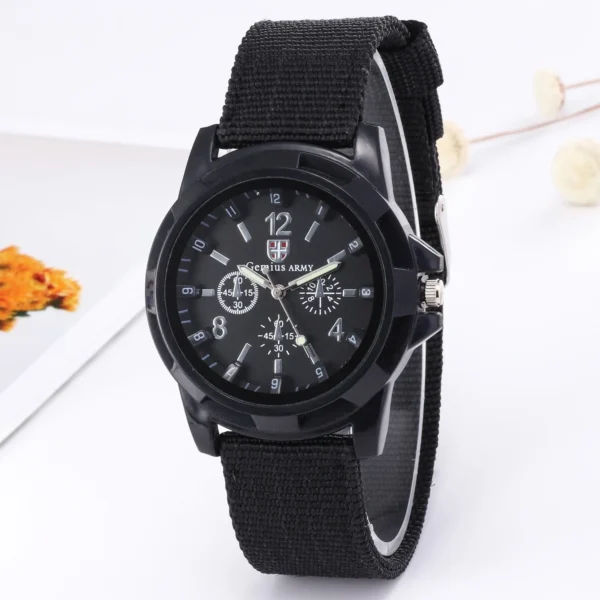 Luminous Nylon Band Military Watch Men Watches Army Wrist Watch Quartz Men Sports Watches Relojes Para Hombre Relogio Masculino - Image 2