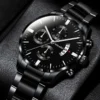 Reloj Hombre Fashion Men Stainless Steel Watch Luxury Calendar Quartz Wristwatch Business Watches Man Clock Relogio Masculino - Image 3