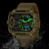 LIGE Top Brand Luxury Men Watch FOXBOX Fashion Square Watch Men Casual Sports Waterproof Double Display Watch Relogio Masculino - Image 2