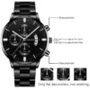 Reloj Hombre Fashion Men Stainless Steel Watch Luxury Calendar Quartz Wristwatch Business Watches Man Clock Relogio Masculino - Image 4