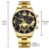 Luxury Men Watch Fashion Luminous Clock Steel Watch Calendar Quartz Wristwatch Business Watch Relogio Masculino Часы Мужские - Image 6