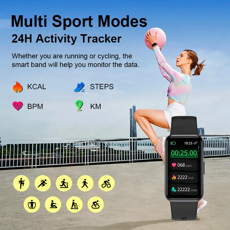 LIGE 2024 New 1.47" Man Smart Watch Men Women Bluetooth Call Smartwatch Sports Fitness GPS Tracker Smart Band For Android IOS - Image 5