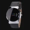 New Fashion Sport White Watches Men Ceative Dial Moveable Digital Watch Leather Band Quartz Wristwatches Men Relogio Masculino - Image 4
